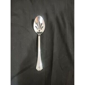 Reed and Barton Stainless Slotted Serving Spoon